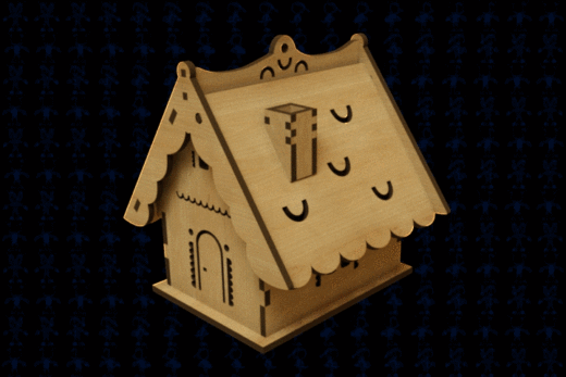 小木屋拼装模型3D图纸 Solidworks2018 附多种格式缩略图